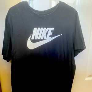 Large Nike tee black